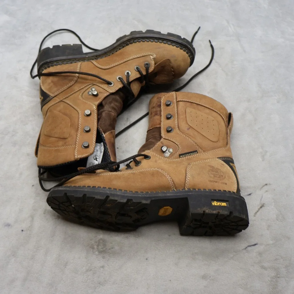 Georgia Boot Men 9M Logger Boot Brown 8